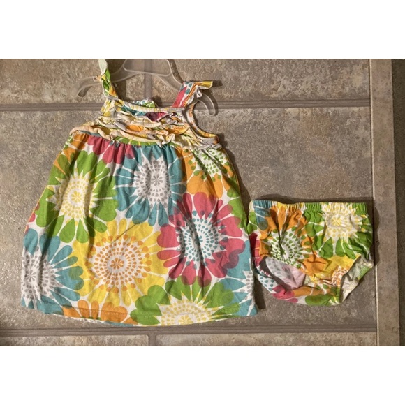 Carter's Other - Carters Girls Size 24 Months 2Pc Sundress Set With Colorful Floral Pattern